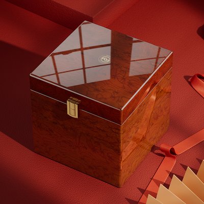 高档建盏木盒主人杯礼盒